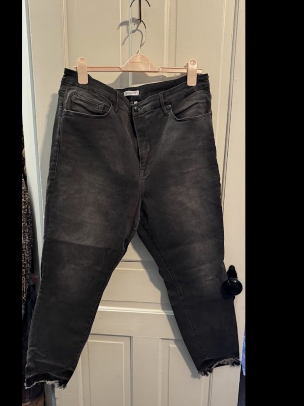 Good American Straight Legged Denim - Black